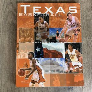 2001-02 Texas Women’s Basketball Media Guide UT University Of Texas Longhorns